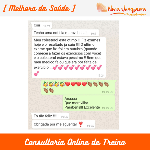 consultoria de treino online nivia junqueira