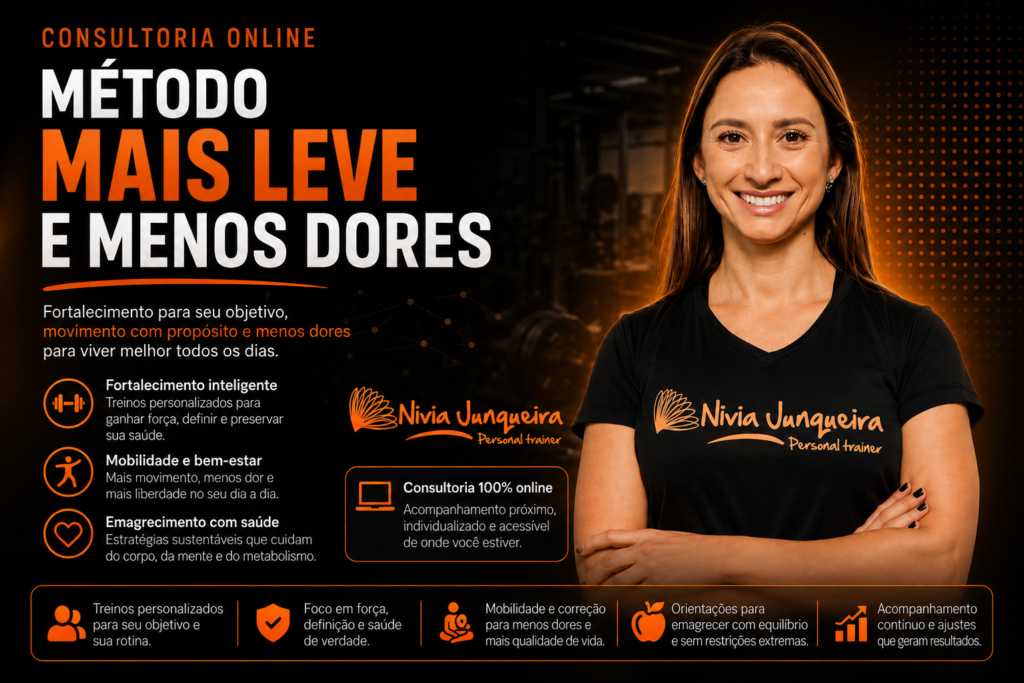 Consultoria Online, Mais Leve e Menos Dores